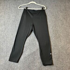 Nike Dri-FIT Leggings High-Waisted‎ Cropped Athletic Workout Pants Size M